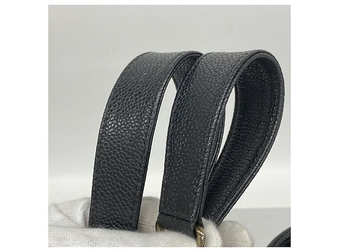 Saco Tote Chanel em couro de bezerro grão preto - vista 8