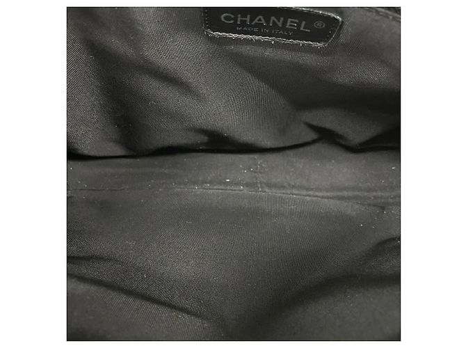 Saco Tote Chanel em couro de bezerro grão preto - vista 9