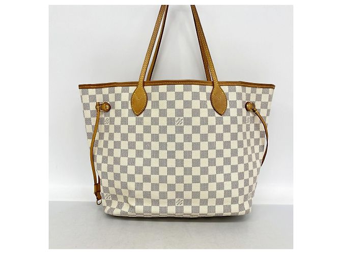 Borsa Tote Louis Vuitton Damier Azur Neverfull MM - vista 10