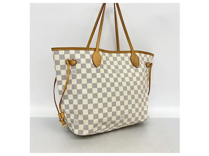 Borsa Tote Louis Vuitton Damier Azur Neverfull MM - vista 2