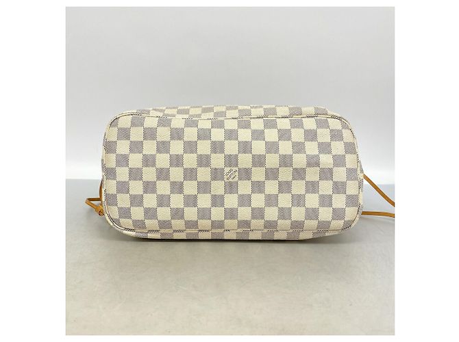Borsa Tote Louis Vuitton Damier Azur Neverfull MM - vista 3