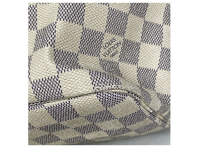 Borsa Tote Louis Vuitton Damier Azur Neverfull MM - vista 6
