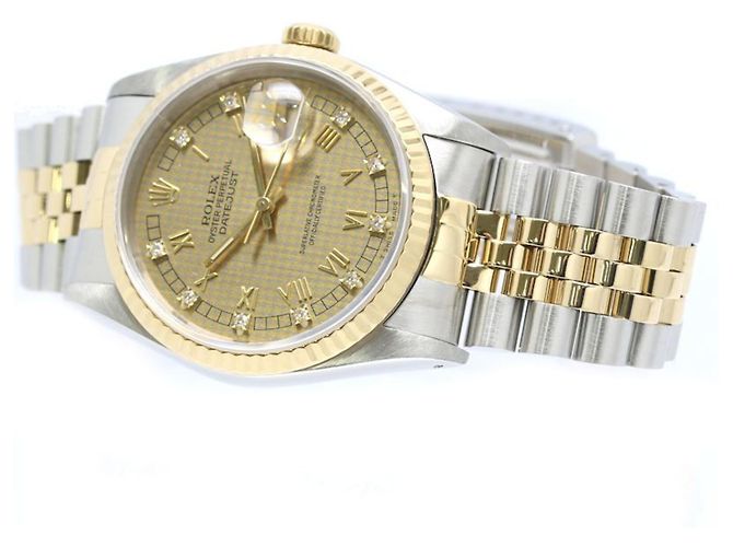 Orologio da uomo Rolex Datejust Houndstooth - vista 3