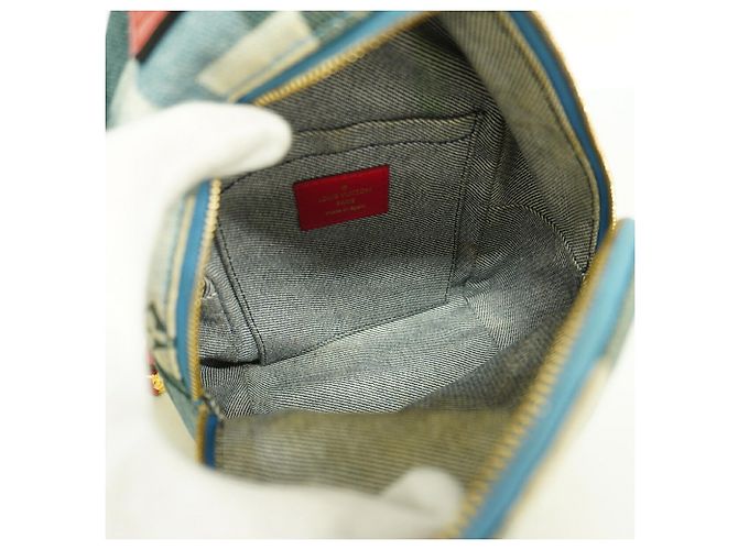 Louis Vuitton Monogram Denim Palm Springs Backpack MINI - vista 4
