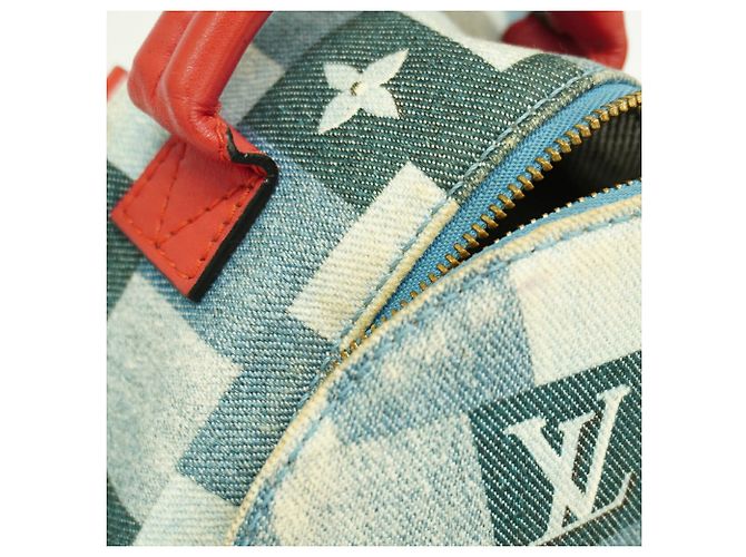 Louis Vuitton Monogram Denim Palm Springs Backpack MINI - vista 7