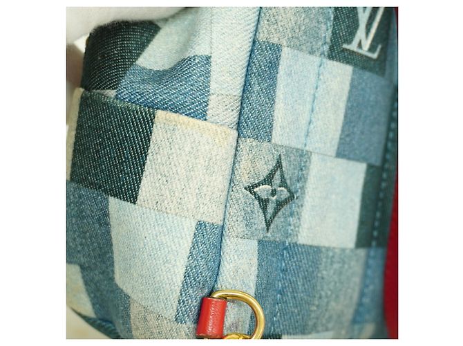 Louis Vuitton Monogram Denim Palm Springs Backpack MINI - vista 8