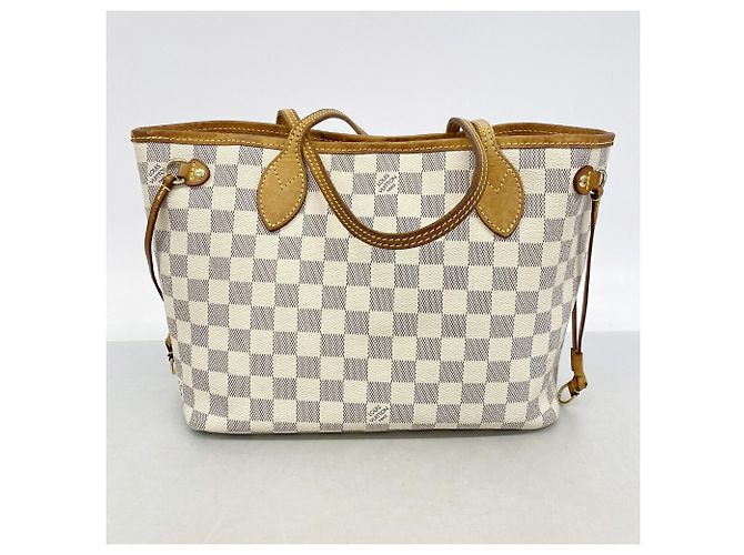 Borsa Louis Vuitton Damier Azur Neverfull PM - vista 11