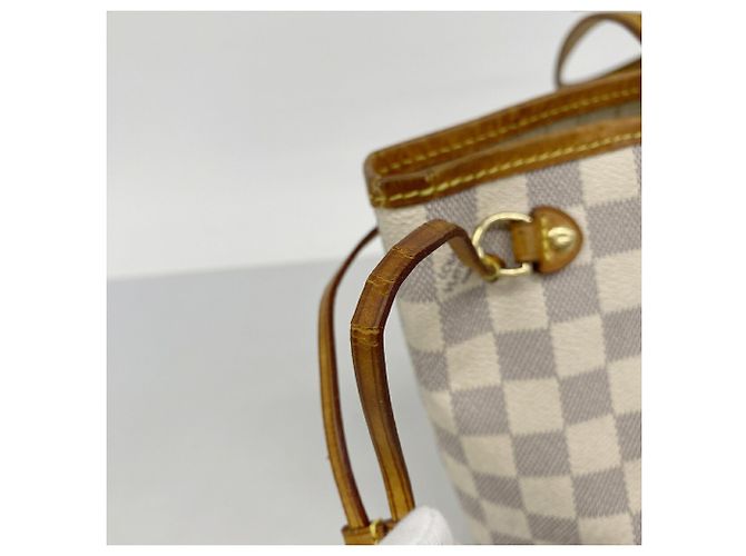 Borsa Louis Vuitton Damier Azur Neverfull PM - vista 7