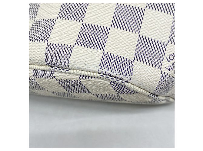 Borsa Louis Vuitton Damier Azur Neverfull PM - vista 8