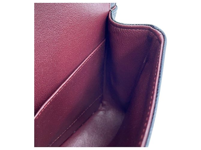 Borsa a tracolla Chanel Black Matelassé con catena - vista 11