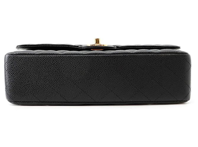 Borsa a tracolla Chanel Black Matelassé con catena - vista 3