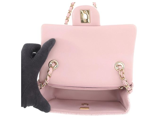 Borsa a tracolla Chanel Mini Matelassé con catena - vista 5