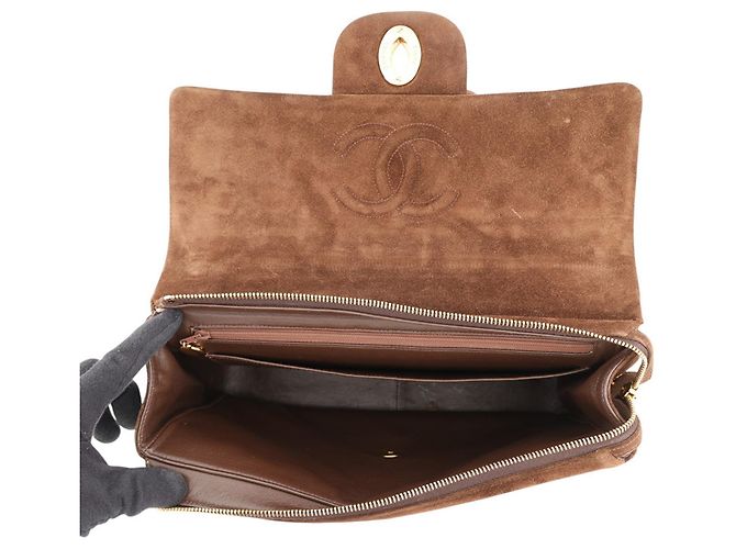 Zaino Chanel Matelassé in camoscio - vista 5