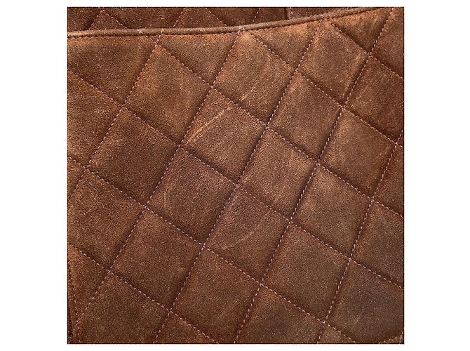 Zaino Chanel Matelassé in camoscio - vista 7