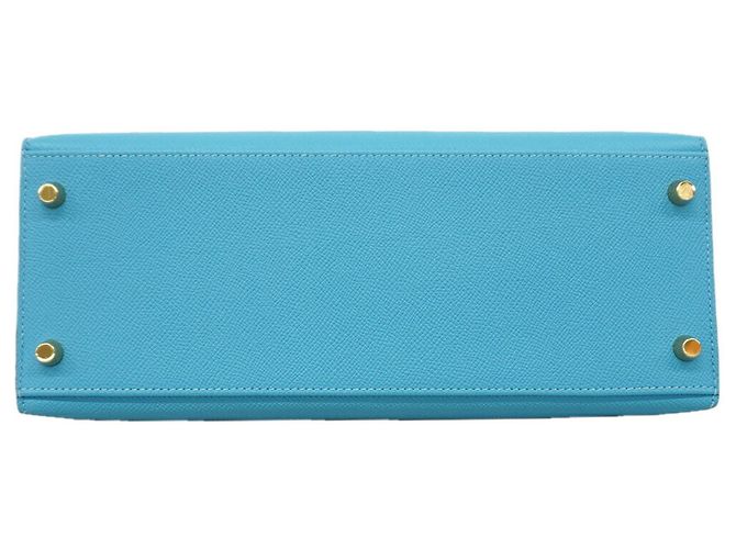 Hermès Borsa Hermes Kelly 28 in Blue Nord - vista 3