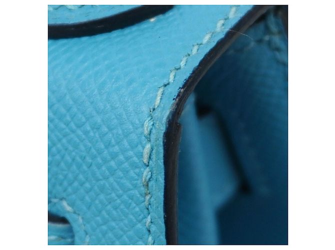 Hermès Borsa Hermes Kelly 28 in Blue Nord - vista 7
