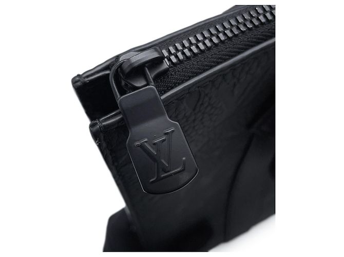 Borsa Louis Vuitton Monogram Taurillon Sac Plat Cross - vista 11