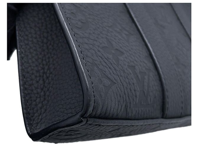 Borsa Louis Vuitton Monogram Taurillon Sac Plat Cross - vista 7