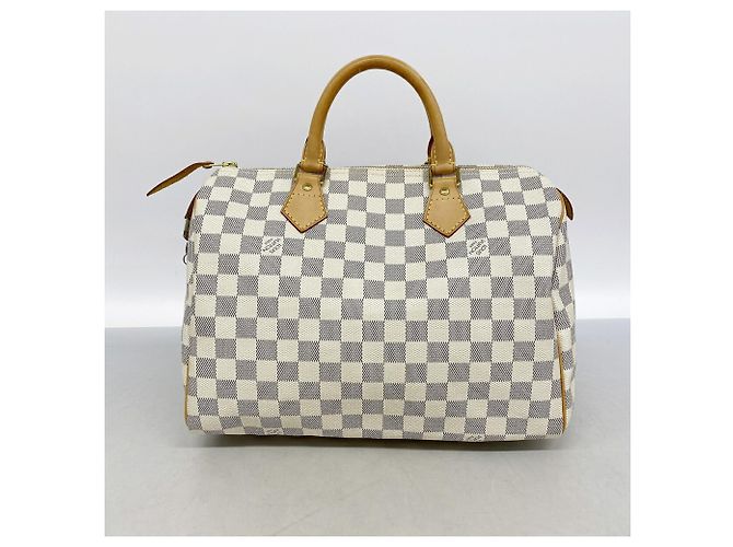 Borsa Louis Vuitton Damier Azur Speedy 30 - vista 10