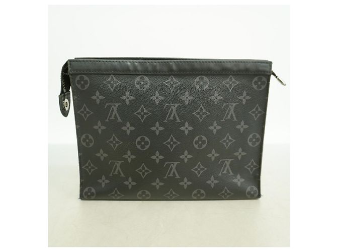 Louis Vuitton Monogram Eclipse Pochette Voyage MM Clutch Bag - vista 10