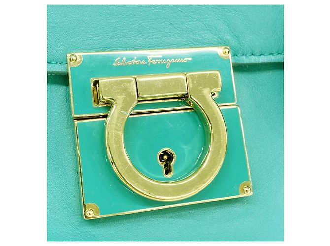 Borsa in pelle Gancini Salvatore Ferragamo - vista 11