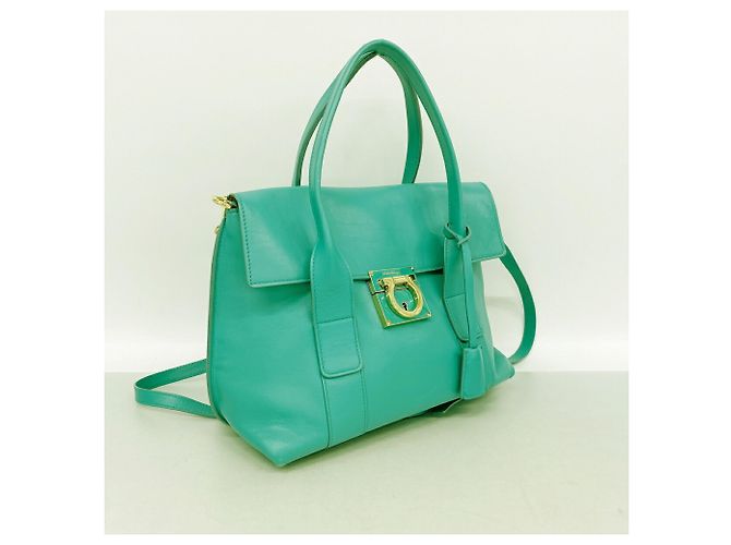 Borsa in pelle Gancini Salvatore Ferragamo - vista 2