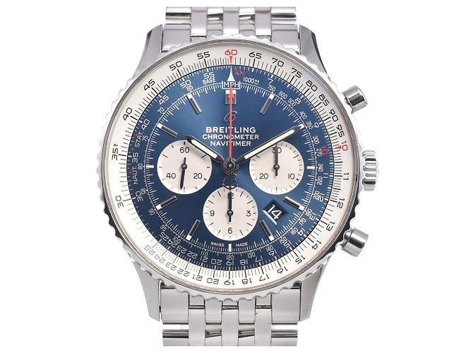 Breitling Navitimer 01 Chronograph Automatic Stainless Steel and Rose Gold 46 - vista 4