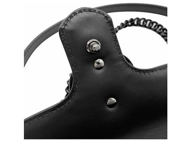 Borsa a tracolla Gucci GG Marmont Small matelassé con catena - vista 12