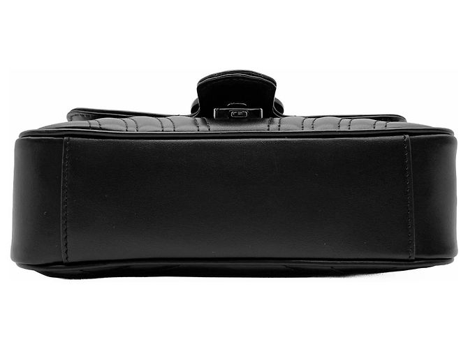 Borsa a tracolla Gucci GG Marmont Small matelassé con catena - vista 5