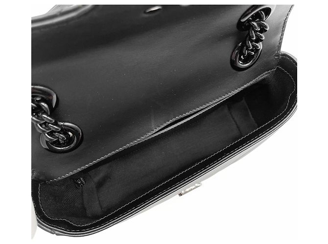 Borsa a tracolla Gucci GG Marmont Small matelassé con catena - vista 8