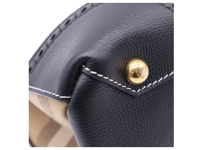 Borsa a tracolla Burberry in pelle di vitello - vista 14