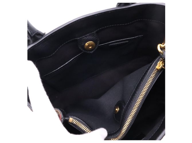 Borsa a tracolla Burberry in pelle di vitello - vista 15
