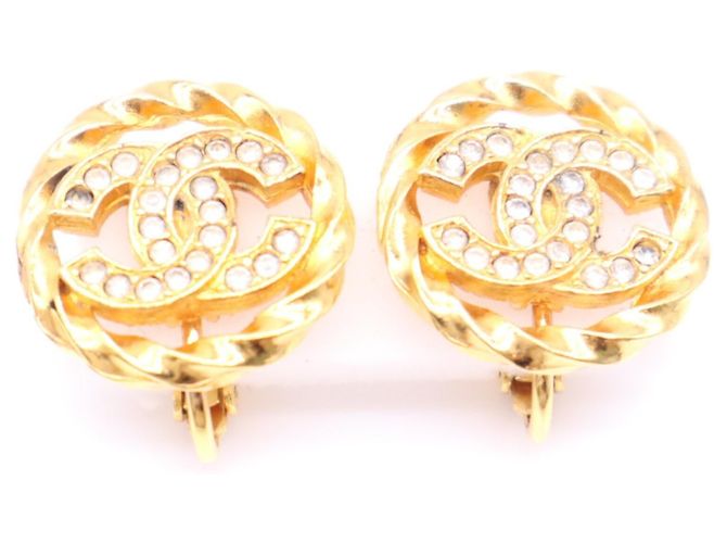 Orecchini a clip Chanel Coco Mark con strass - vista 11