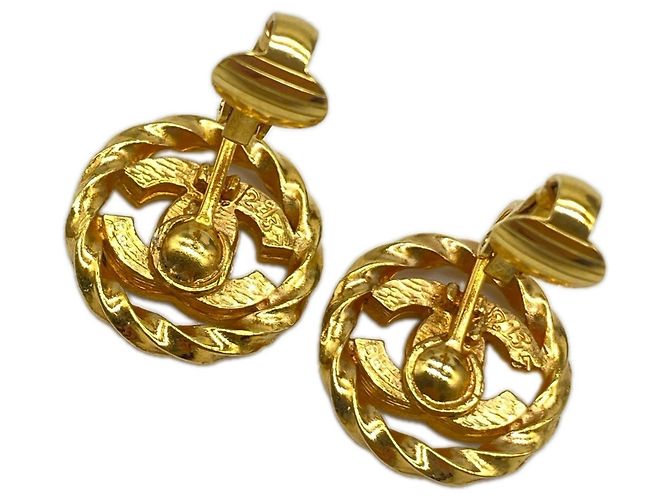 Orecchini a clip Chanel Coco Mark con strass - vista 2