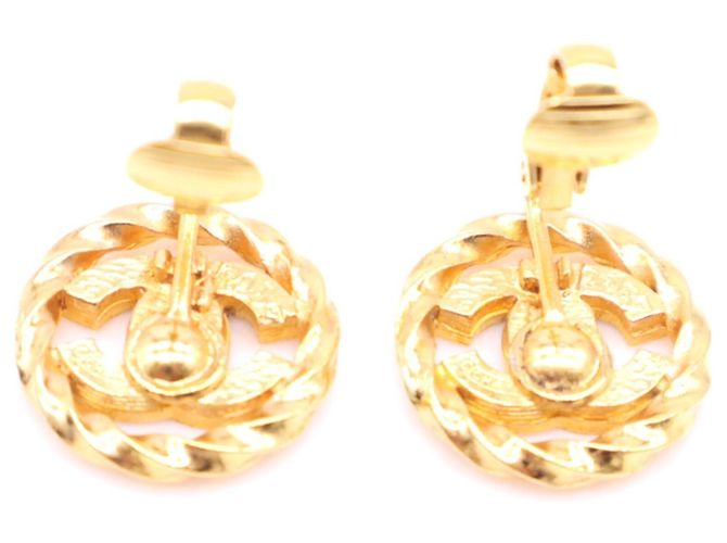 Orecchini a clip Chanel Coco Mark con strass - vista 6