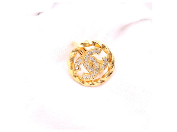 Orecchini a clip Chanel Coco Mark con strass - vista 7