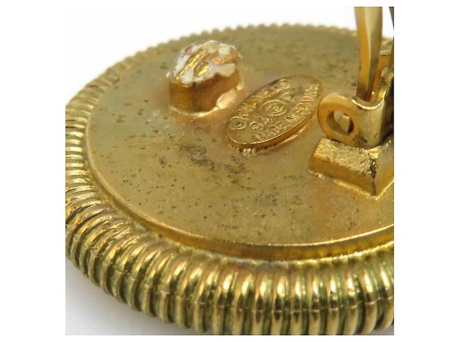 Orecchini a clip Chanel Oro e Bianco - vista 15