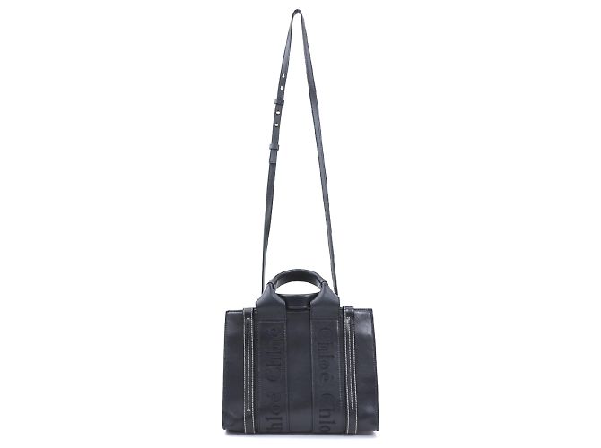 Chloé Woody Small Leather Shoulder Bag - vista 13