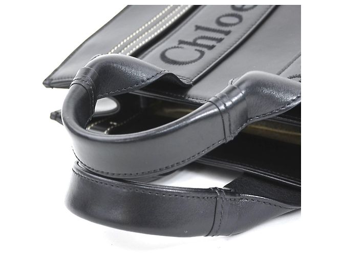 Chloé Woody Small Leather Shoulder Bag - vista 8