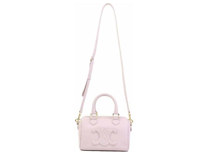 Céline Borsa a mano Celine in pelle rosa - vista 16