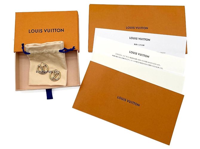 Orecchini Louis Vuitton Louise LV Circle - vista 14