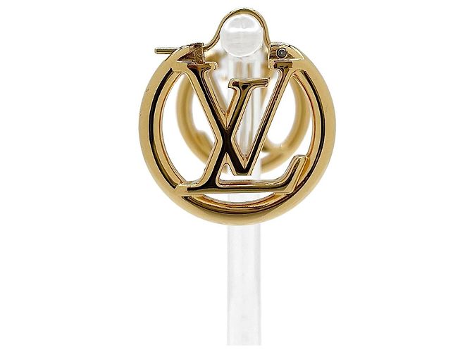 Orecchini Louis Vuitton Louise LV Circle - vista 5