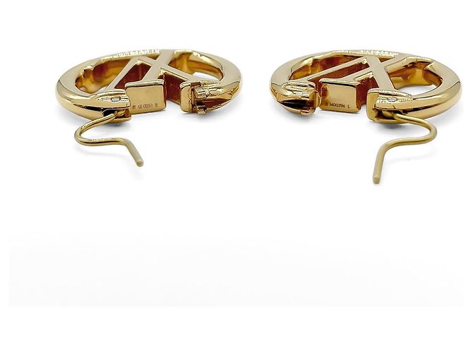 Orecchini Louis Vuitton Louise LV Circle - vista 8