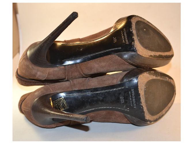 Burberry Botines de Ante Marrón - vista 5