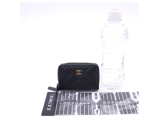 Monedero Chanel Matelassé Negro - vista 3