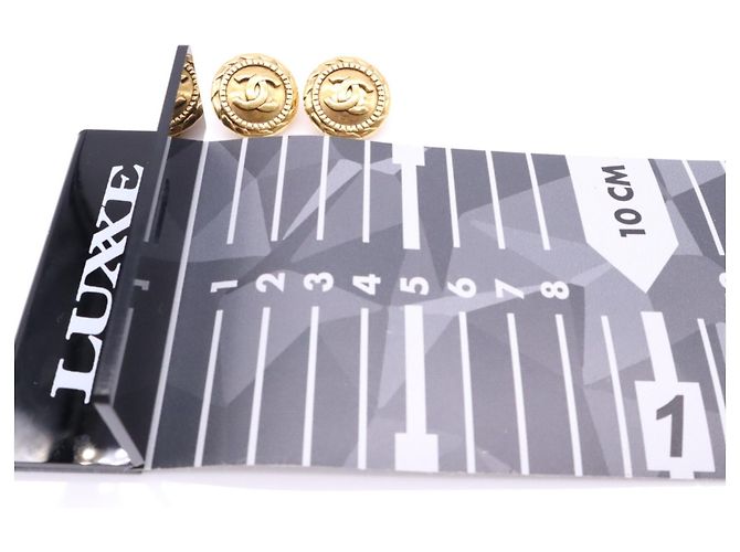 Orecchini rotondi Chanel Coco Mark - vista 3