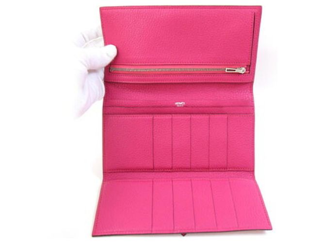 Béarn Hermès Cartera larga tri-fold Hermes Bearn Dupli - vista 3