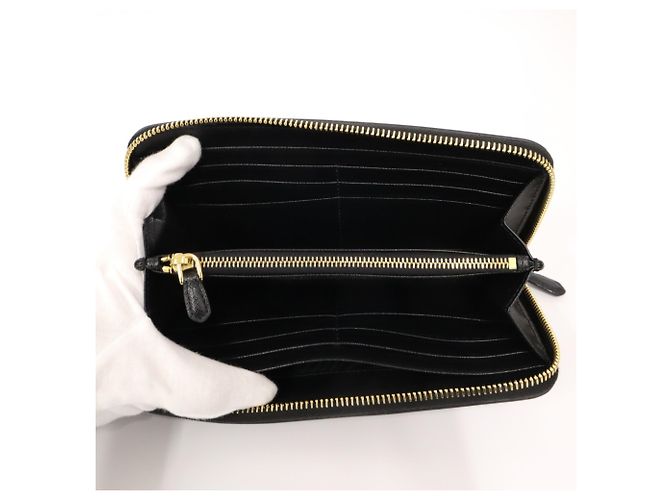 Prada Saffiano Logo Zip-Around Long Wallet - view 10