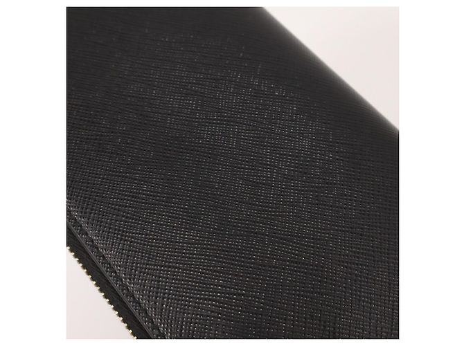 Prada Saffiano Logo Zip-Around Long Wallet - view 12