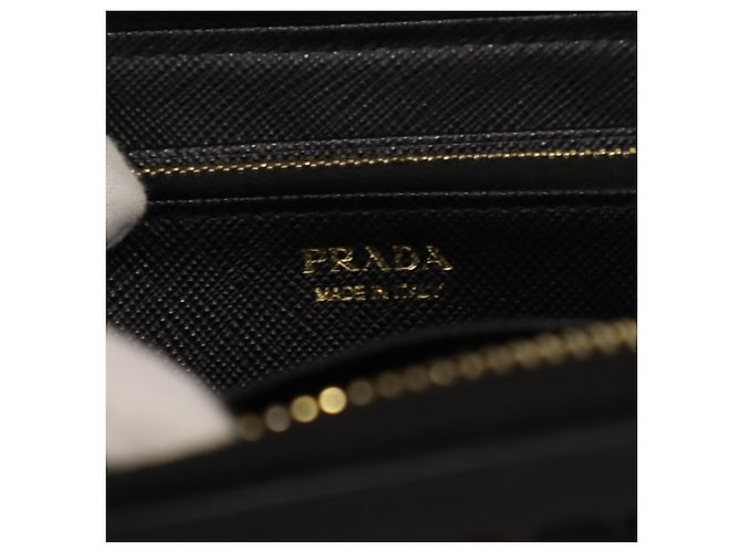 Prada Saffiano Logo Zip-Around Long Wallet - view 14